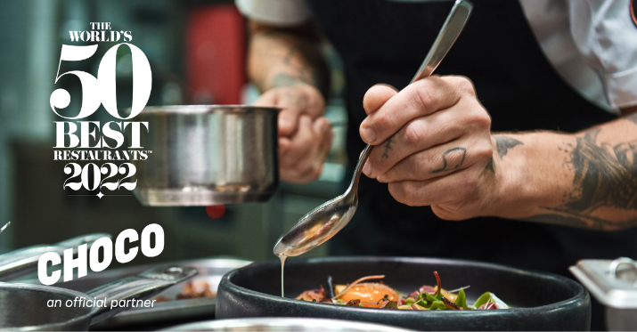 Choco partenaire officiel de The Worls 50 Best Restaurant